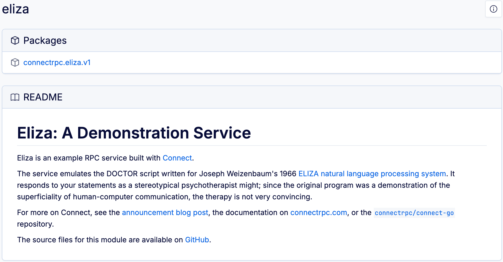Module documentation